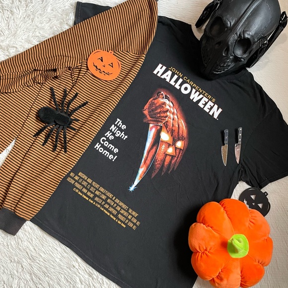 John Carpenters Halloween promo movie poster tee - Picture 6 of 14
